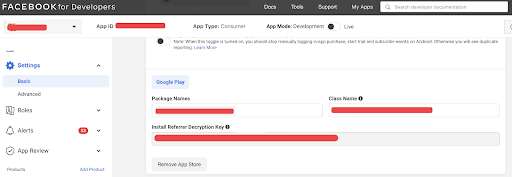 How to access Facebook granular data for Android through Google Install Referrer API