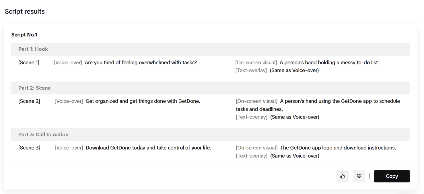 TikTok Script Generator