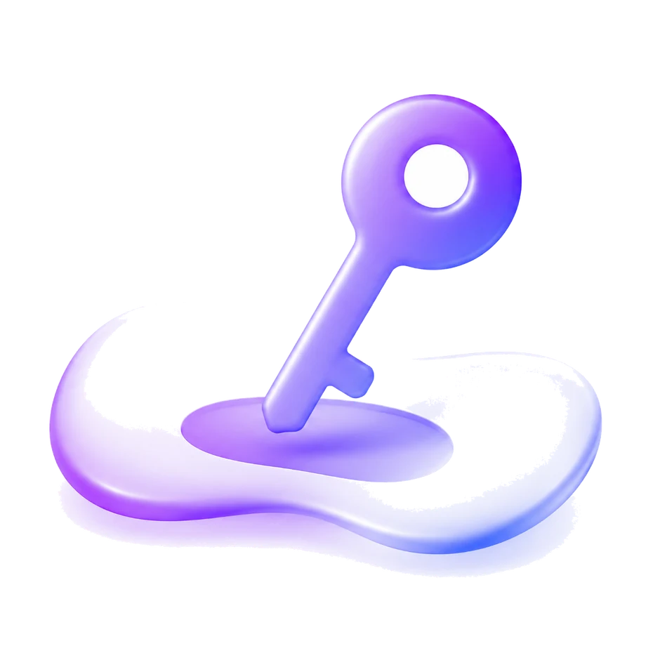 3D key illustration representing the key takeaway of the case study