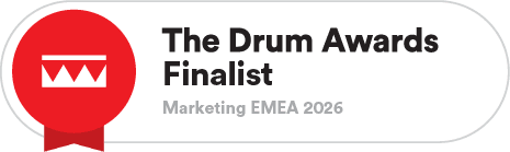 The Drum Marketing Awards EMEA 2026 winner badge